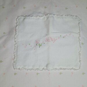 Vintage 2002 Gymboree Summer Breeze Blowing Dandelions Security Blanket 36"X30"